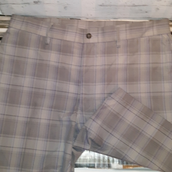 Mens Pro Tour plaid gray 36 shorts golf - Picture 1 of 3